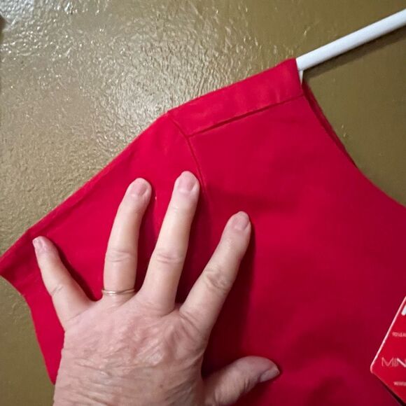 NWT Mint Limit size L fit n flare cherry red dress cotton Spandex - Picture 5 of 6